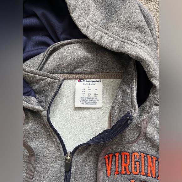 Men’s University of Virginia Cavaliers Quarter-Zip Hoodie - Picture 4 of 4